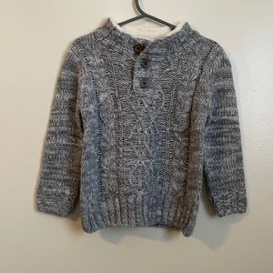 Toddler boys cable knit sweater
